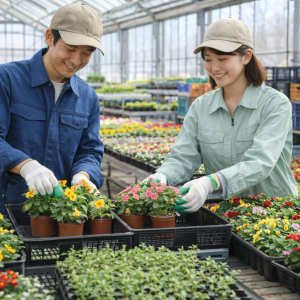 花の仕分けスタッフ　札幌　白石