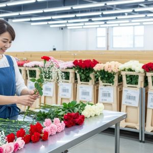 札幌　白石　生花　仕分け　派遣　
